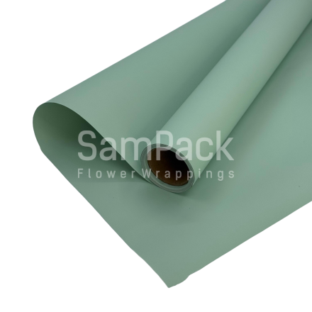 Пленка мат." Презент" 085 Pastel  Green  58*10м 65мкр Пленка мат." Презент" 58*10м 65мкр