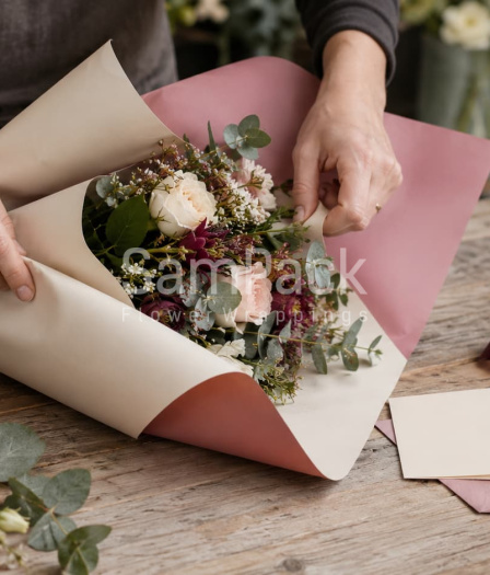 Как собрать комплект «бумага + лента + открытка» без ошибки тон в тон - SamPack.Store