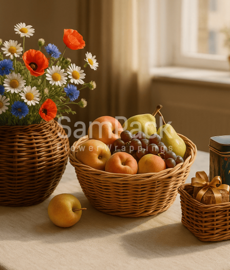 Корзины из ротанга: как выбрать, идеи для подарков - SamPack.Store