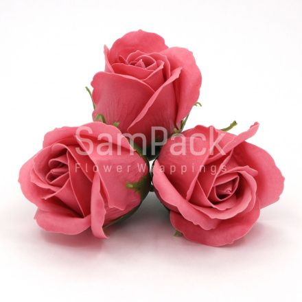 Розы из мыльной пены пыльно-розовый 5,5*4 50шт(55/12) Розы из мыльной пены