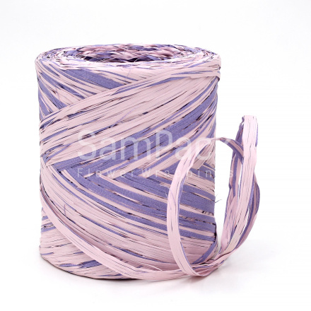 Рафия 1/200 PF 119001/ 14/24 сирень+розовый Рафия PF двухцветная