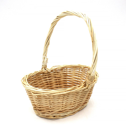 Корзина плет.ива 22*16*9 белый арт.4903 Корзины ива