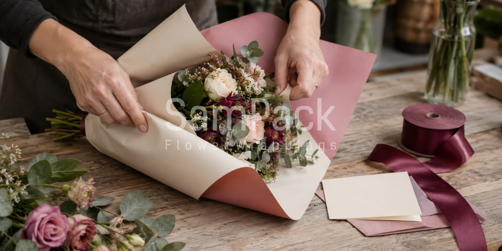 Как собрать комплект «бумага + лента + открытка» без ошибки тон в тон - SamPack.Store