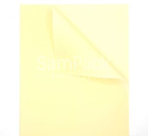 Плёнка матовая листовая бледно-желтый 58*58см 50мк  Пленка мат.листовая однотонная 58*58 см