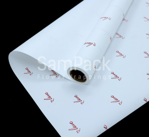 Пленка "Love" белый  58*10 м 60мкр Пленка "Love"  58*10 м 60мкр