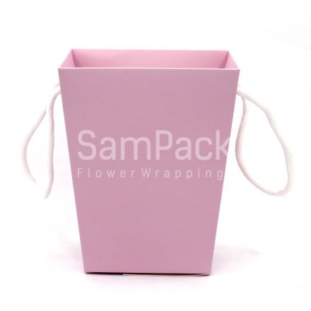 Пакет Трапеция мини 15*15*9 см розовый(СамПак) Пакет Трапеция мини (СамПак)