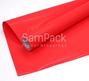Матовая бумага 50см*10м(MN2) 45 ярко-красный Матовая пленка 50см*10м(MN2) 