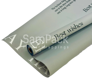 Пленка "Best Wishes"  небесный 58*10 м 65мкр Пленка "Best Wishes"  58*10 м 65мкр