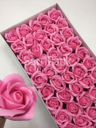 Розы из мыльной пены неж.розовый 1/50 Розы из мыльной пены