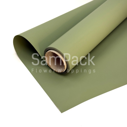 Пленка мат. "Satin" хаки  50*10 м 65мкр Пленка мат. "Satin"  50*10 м 65мкр