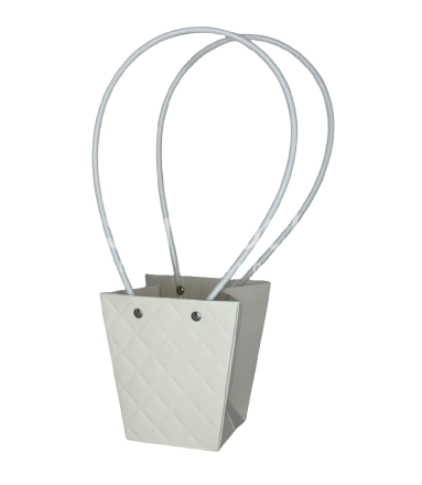 Фактур.дизайн трапец.мал."Ромбы" белый 12,5*12*8 Фактур.дизайн трапец.мал.12,5*12*8( М14)
