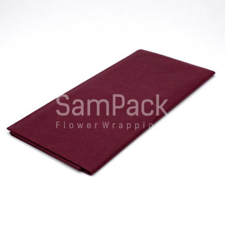 Бумага тишью бордо (210) Бумага тишью однотонная