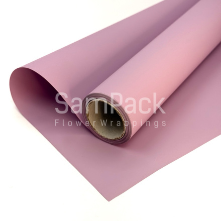 Пленка мат. "Satin" сиреневый  50*10 м 65мкр Пленка мат. "Satin"  50*10 м 65мкр