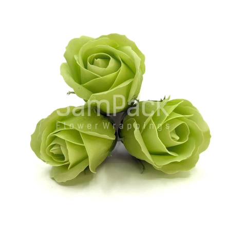 Розы из мыльной пены лаймовый 6,5*6 №11 50шт(777-306) Розы из мыльной пены
