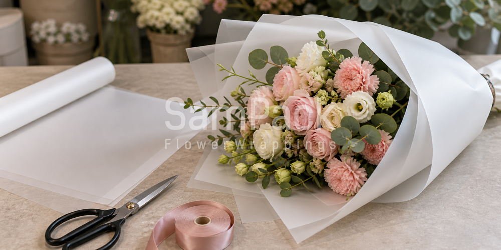 Как избежать заломов и пузырей при упаковке в матовую плёнку - SamPack.Store