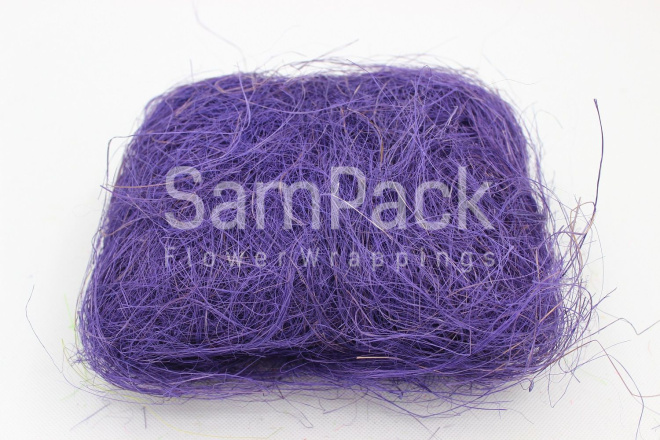 Sisal 100g Sparkling Purple A43 фиолетовый Сизаль 100 гр