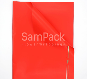 Пленка мат. 58*58 20л "CROWN" красный №012 Пленка мат. 58*58 20л "CROWN"