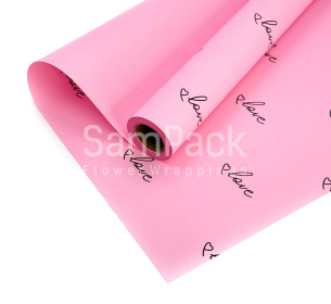 Пленка "Love" розовый 58*10 м 60мкр Пленка "Love"  58*10 м 60мкр