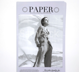 Пленка мат 58*50см20л."Газета PAPER" лаванда №034 Пленка мат 58*50см20л."Газета PAPER"