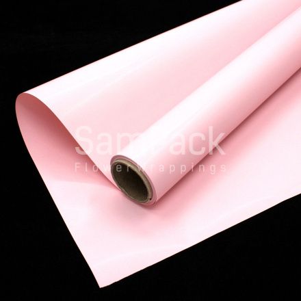 Матовая бумага 50см*10м нежно-розовый Бумага мат.50см*10м(бамбук) (NS)