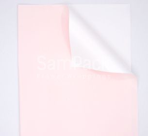Пленка мат.двух.сторон. с белой стороной нежно-розовый №167 Пленка мат.двух.сторон.58*58 20л с белой стороной