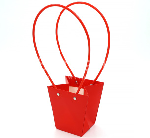 Сумочка трапец.мал.алый (ярко-красный171Н/1) 12,5*12*8 Сумочка трапец.мал.12,5*12*8( М14)