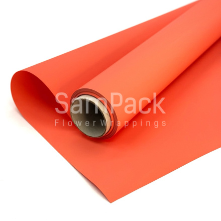 Пленка мат. "Satin" лососевый  50*10 м 65мкр Пленка мат. "Satin"  50*10 м 65мкр