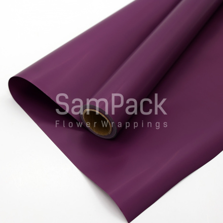 Пленка мат. однотон." The BEST"  сливовый МС-51 50см*10м 50мкр Пленка мат. однотон." The BEST" 50см*10м 50мкр 