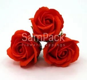 Розы из мыльной пены яр.оранжевый 1/50 Розы из мыльной пены